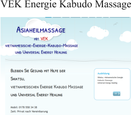VEK Energie Kabudo Massage